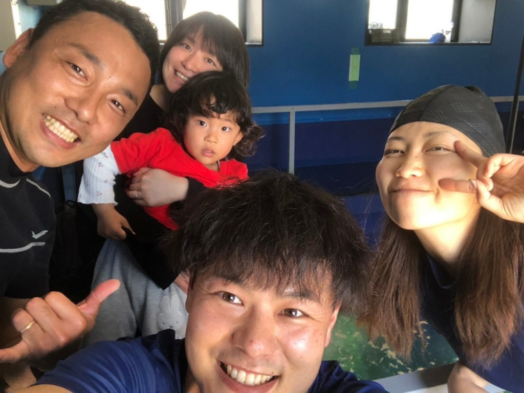 ウェットスーツで潜水