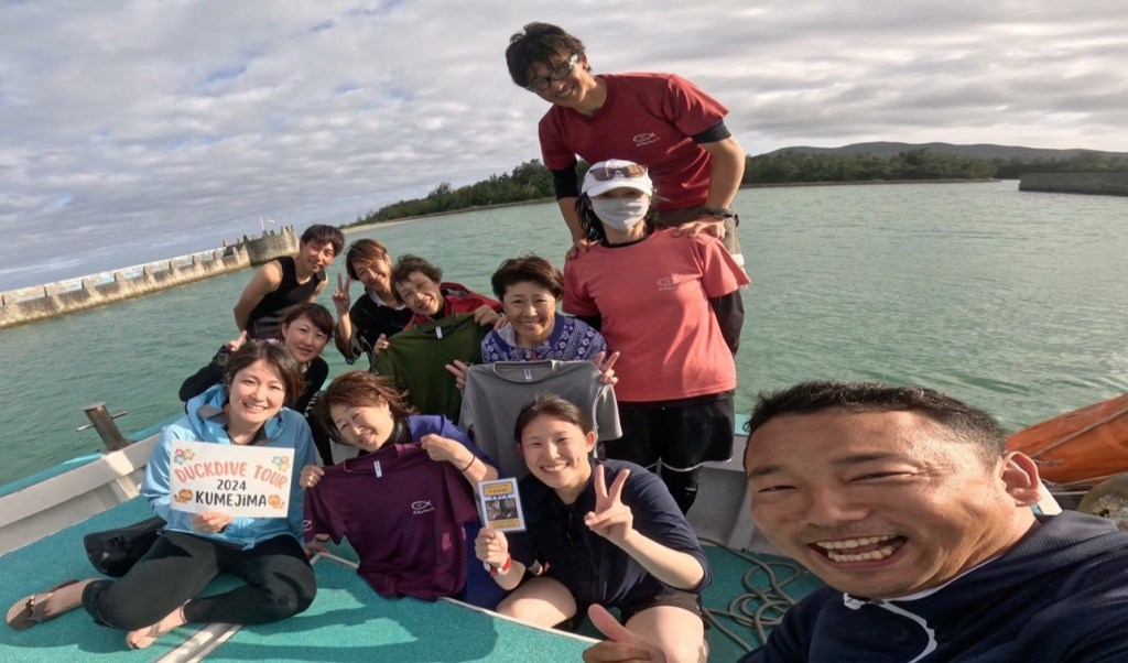 久米島ツアー３日目・３DIVE