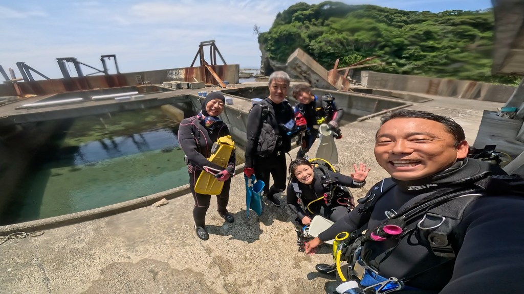 FUNDIVE、体験ダイビングでしたー。