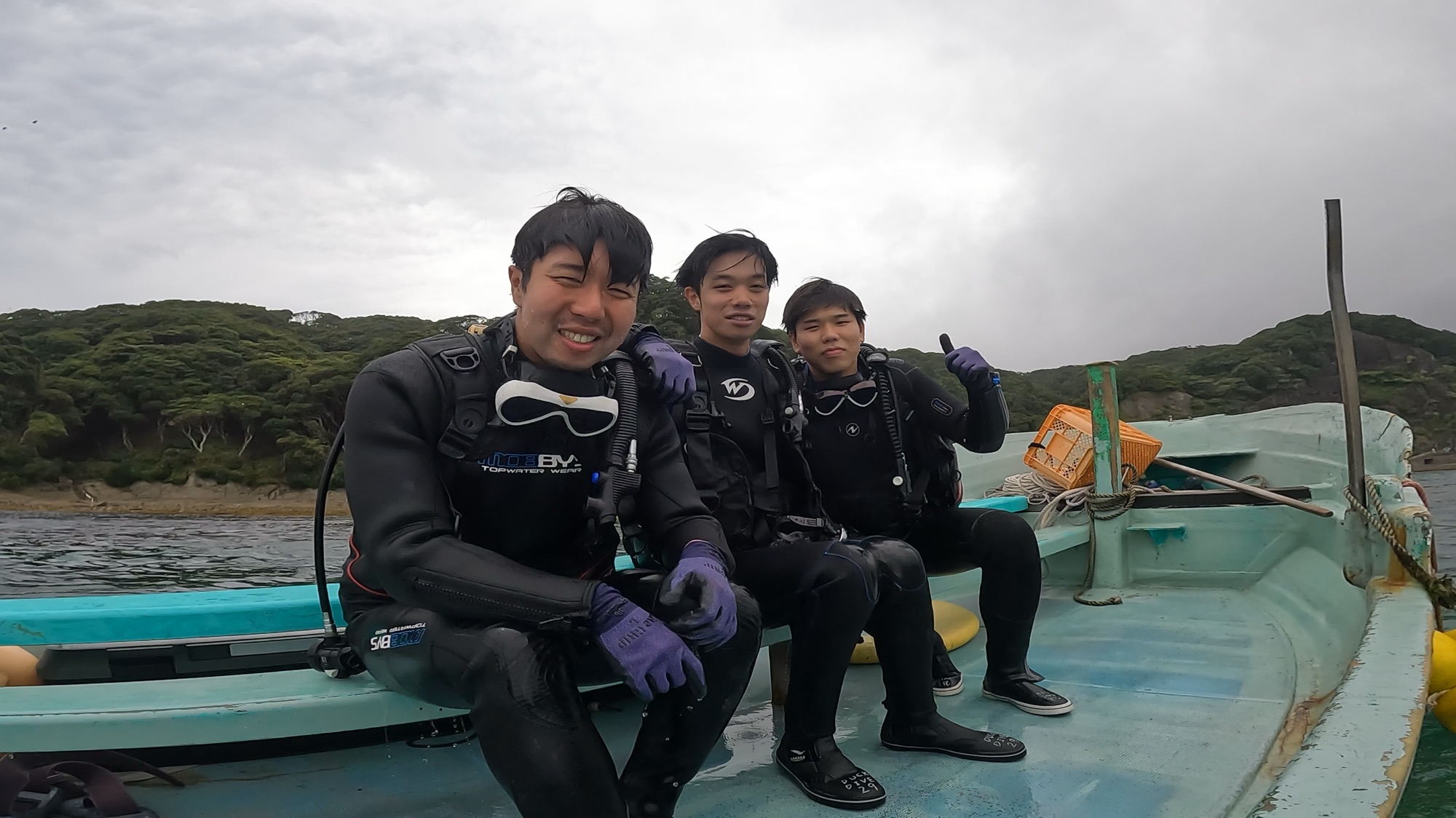 体験ダイビングでした。