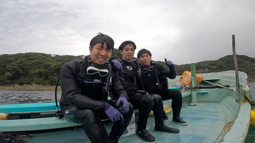 体験ダイビングでした。